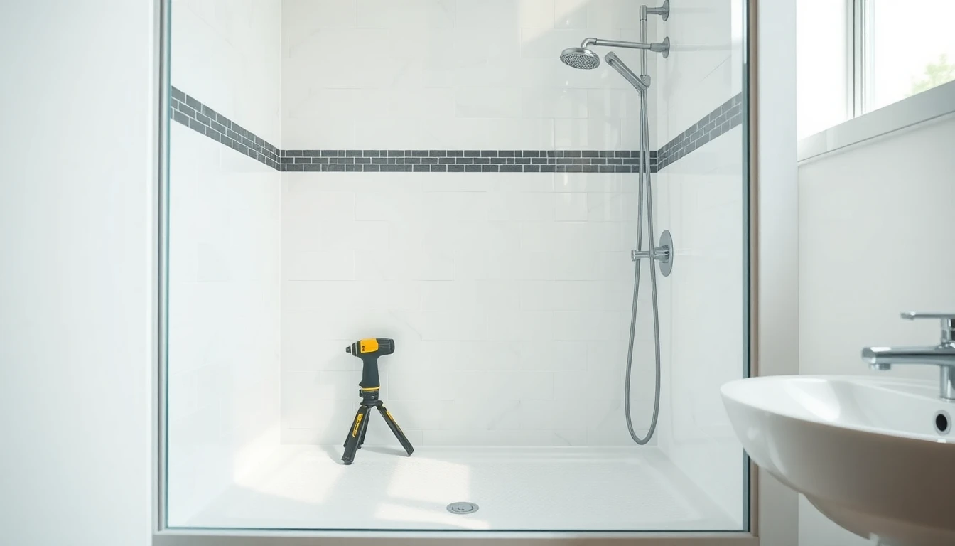 Shower Liner Installation