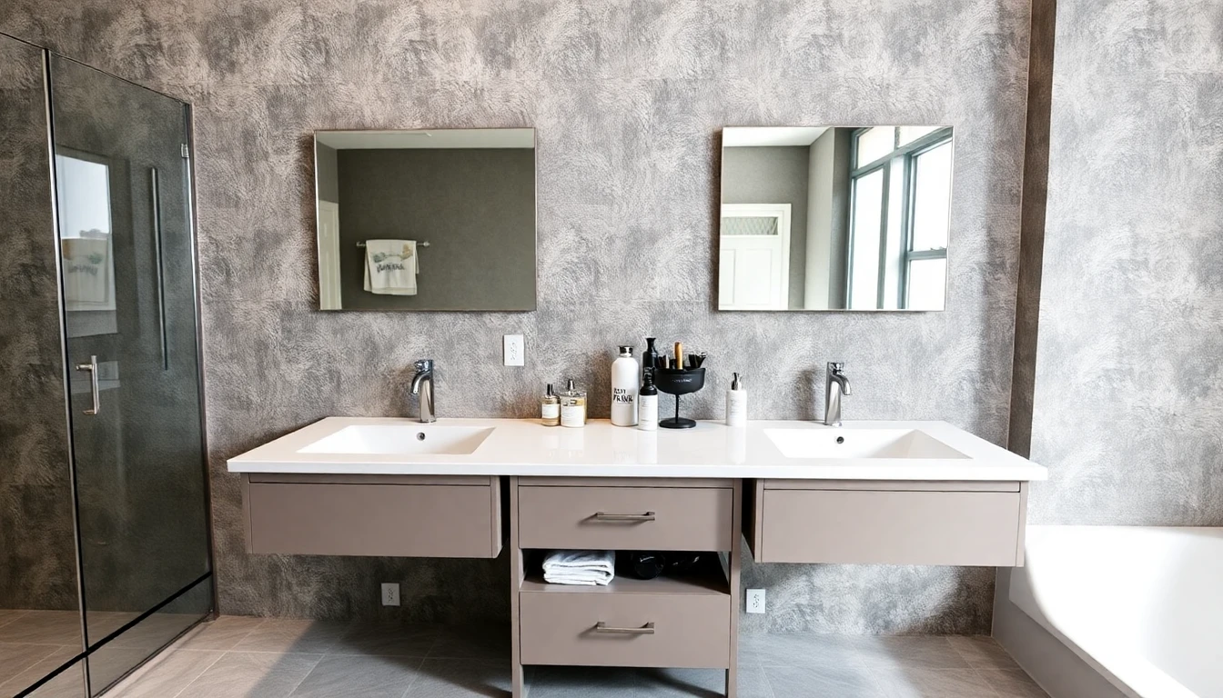 Custom Double Vanities & Sinks
